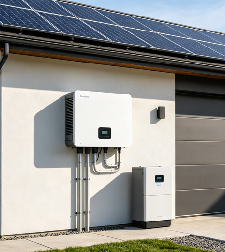 Installation of energy storage system for home garage